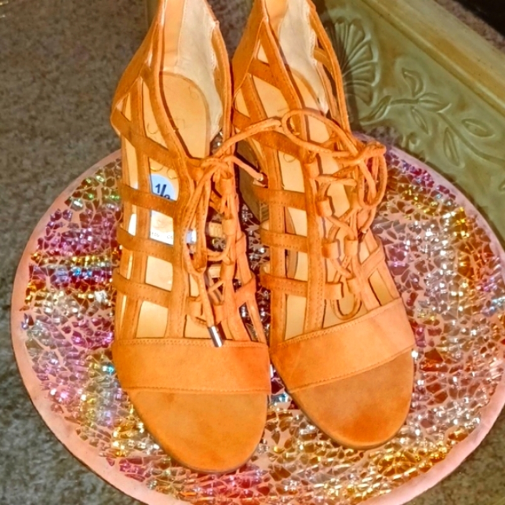 Franco Sarto Suede Sandals